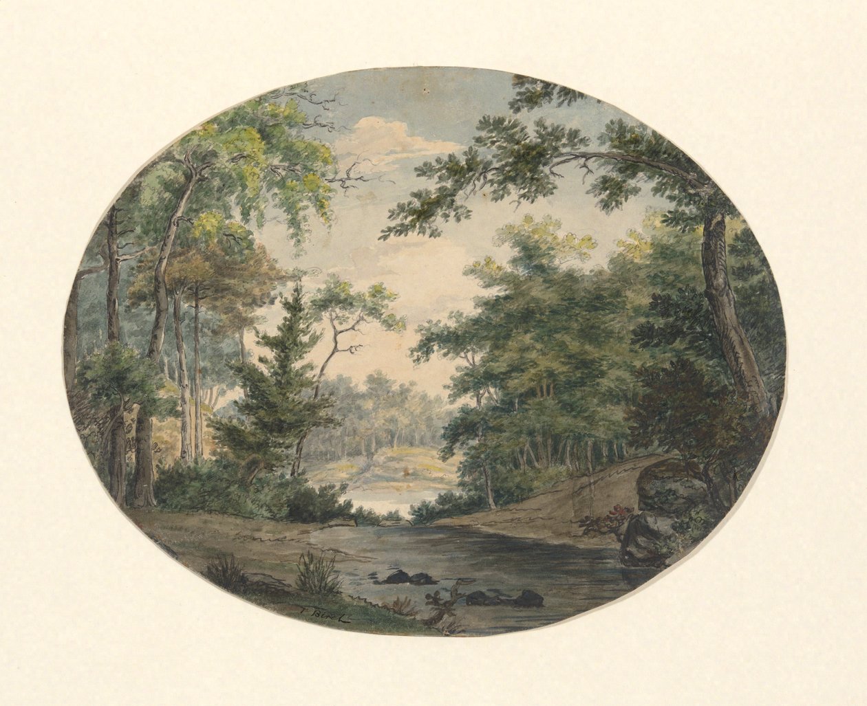 Skovlandskab af Thomas Birch