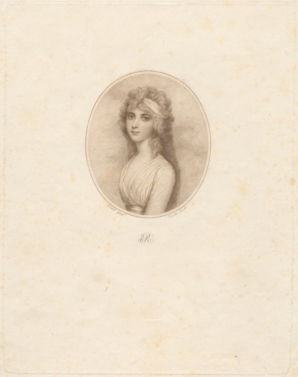 Ærede Elizabeth Rushout af Thomas Burke