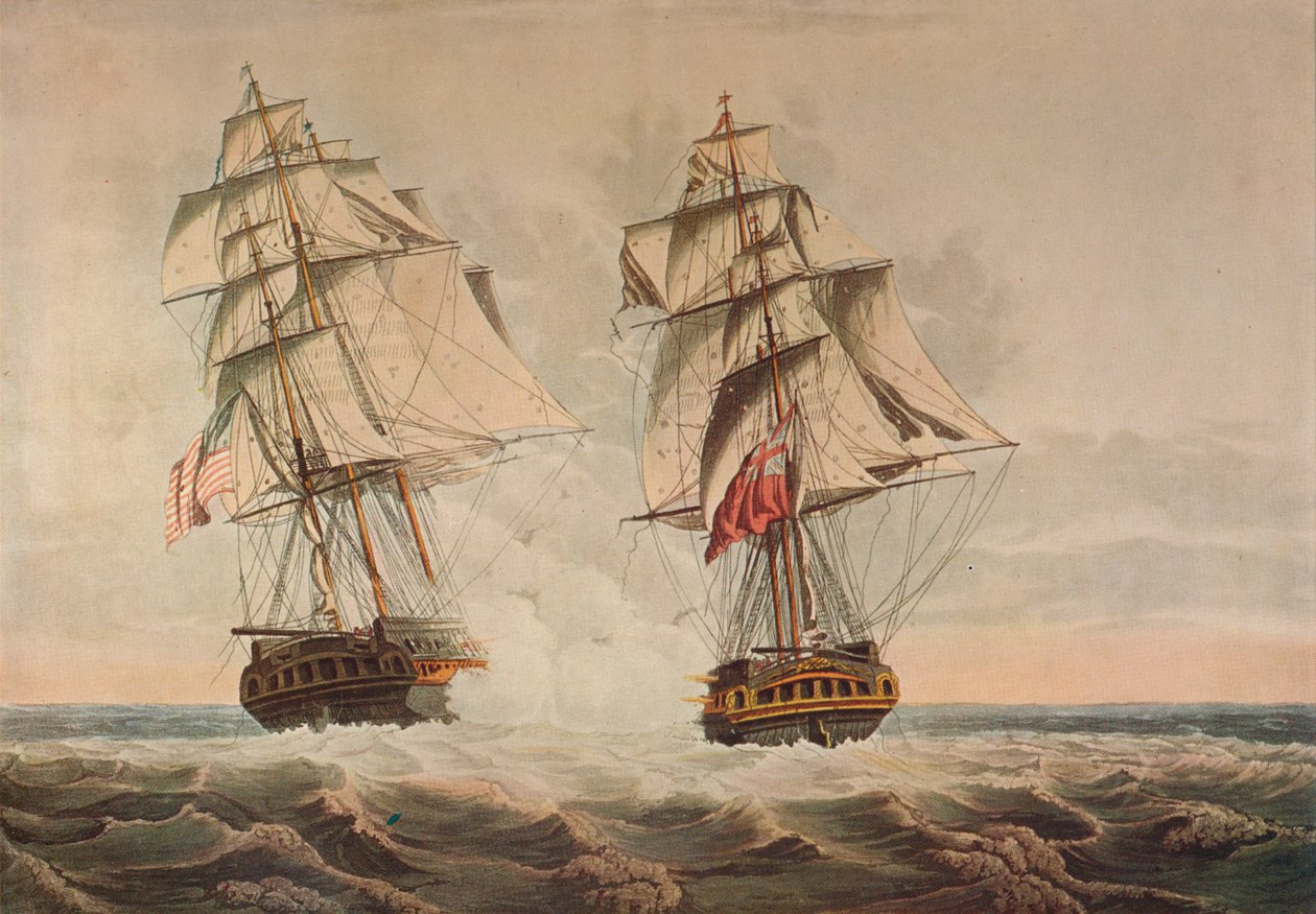 Tilfangetagelse af præsidenten, c1815 af Thomas Buttersworth