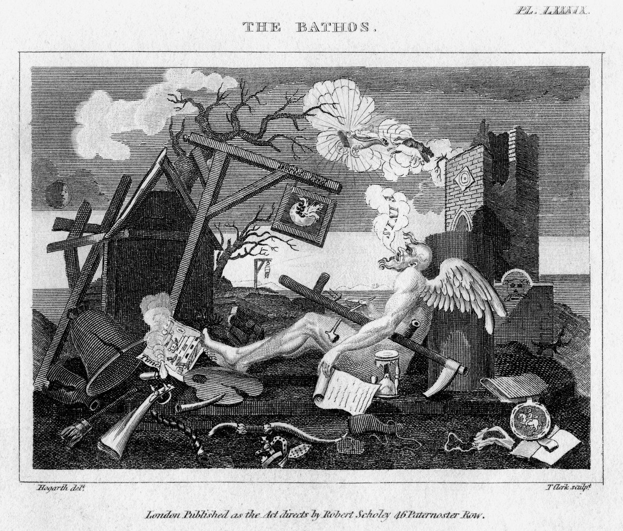 The Bathos, 1700-tallet. af Thomas Clerk