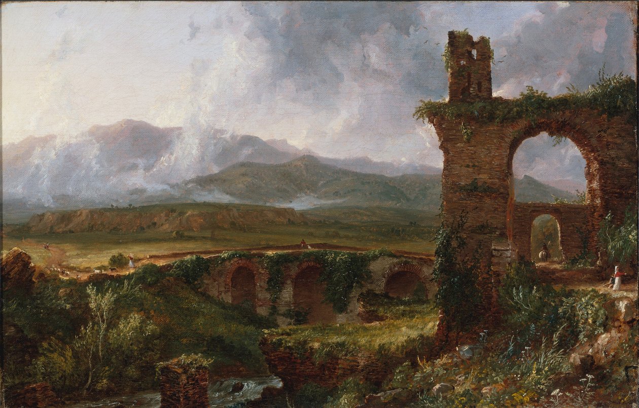 En udsigt nær Tivoli (morgen) af Thomas Cole