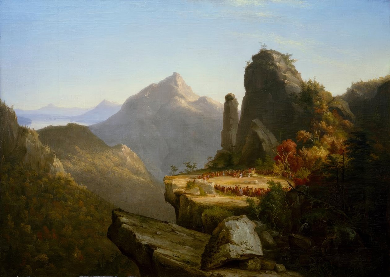 Cooper, The Last of the Mohicans / Th. Cole af Thomas Cole