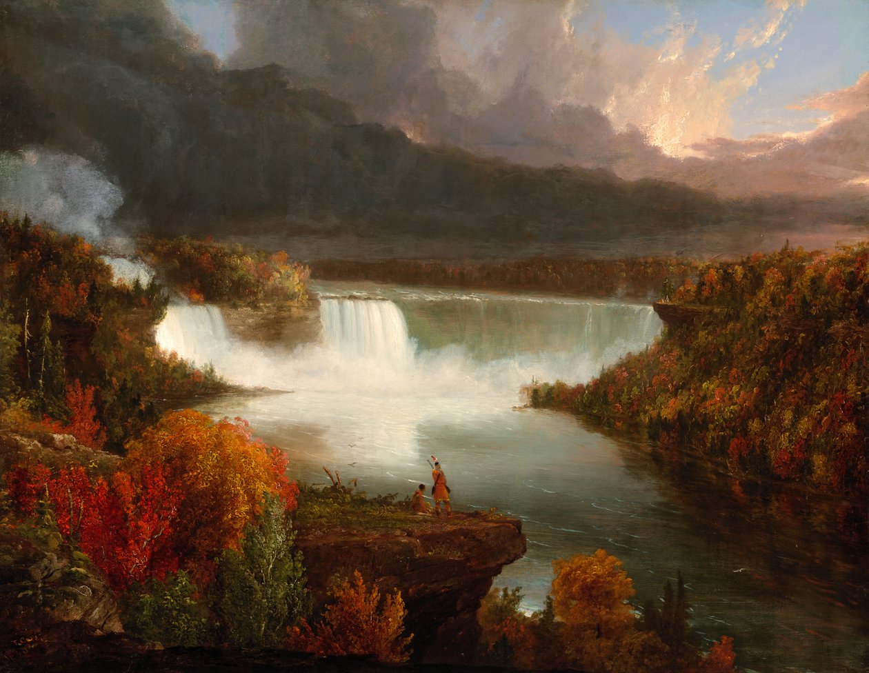 Fjernsyn over Niagara Falls af Thomas Cole
