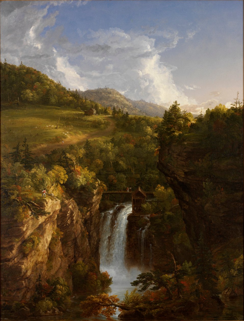 Genesee landskab af Thomas Cole