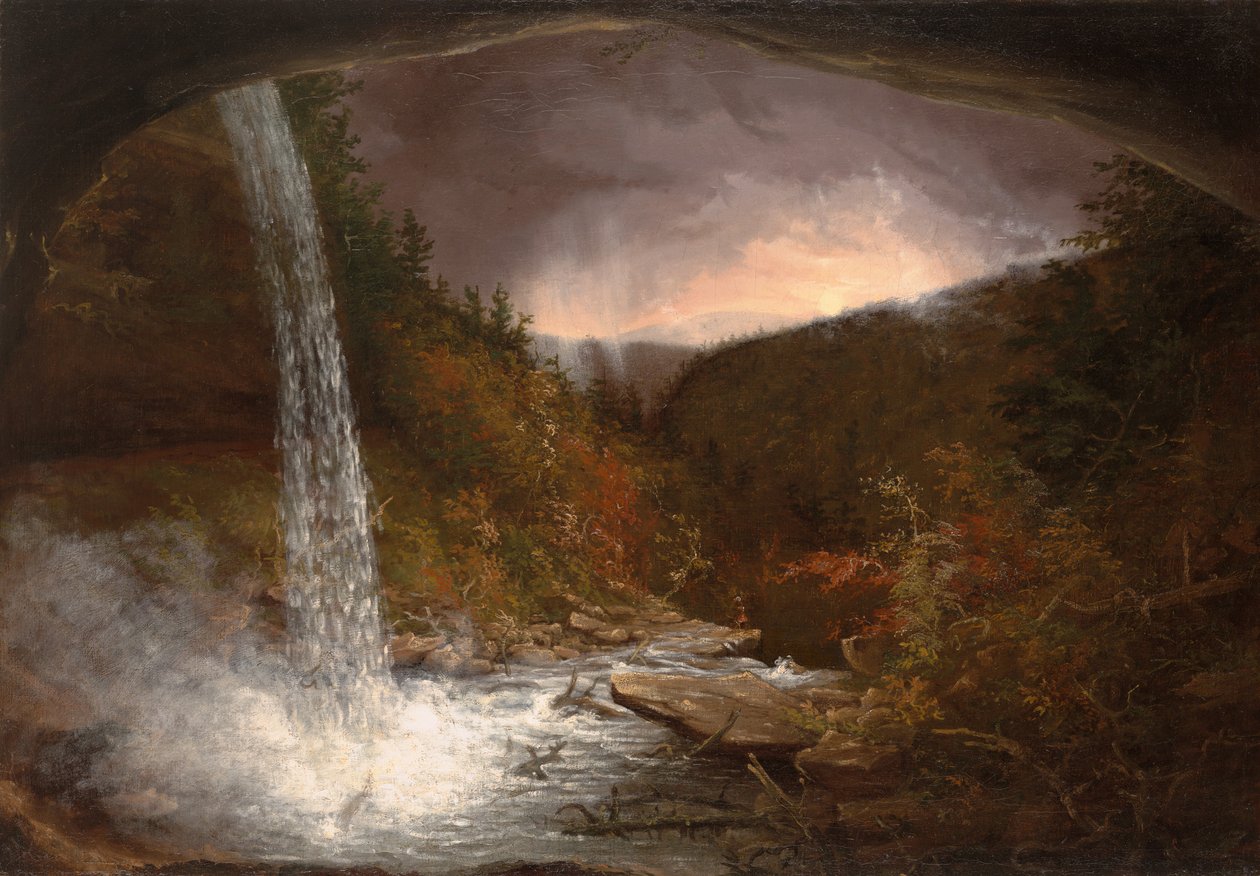 Kaaterskill Falls af Thomas Cole