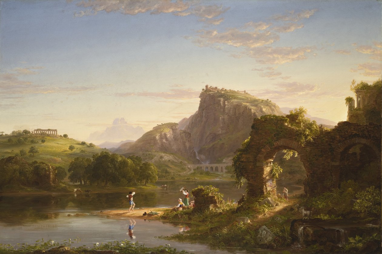 LAllegro, 1845 af Thomas Cole