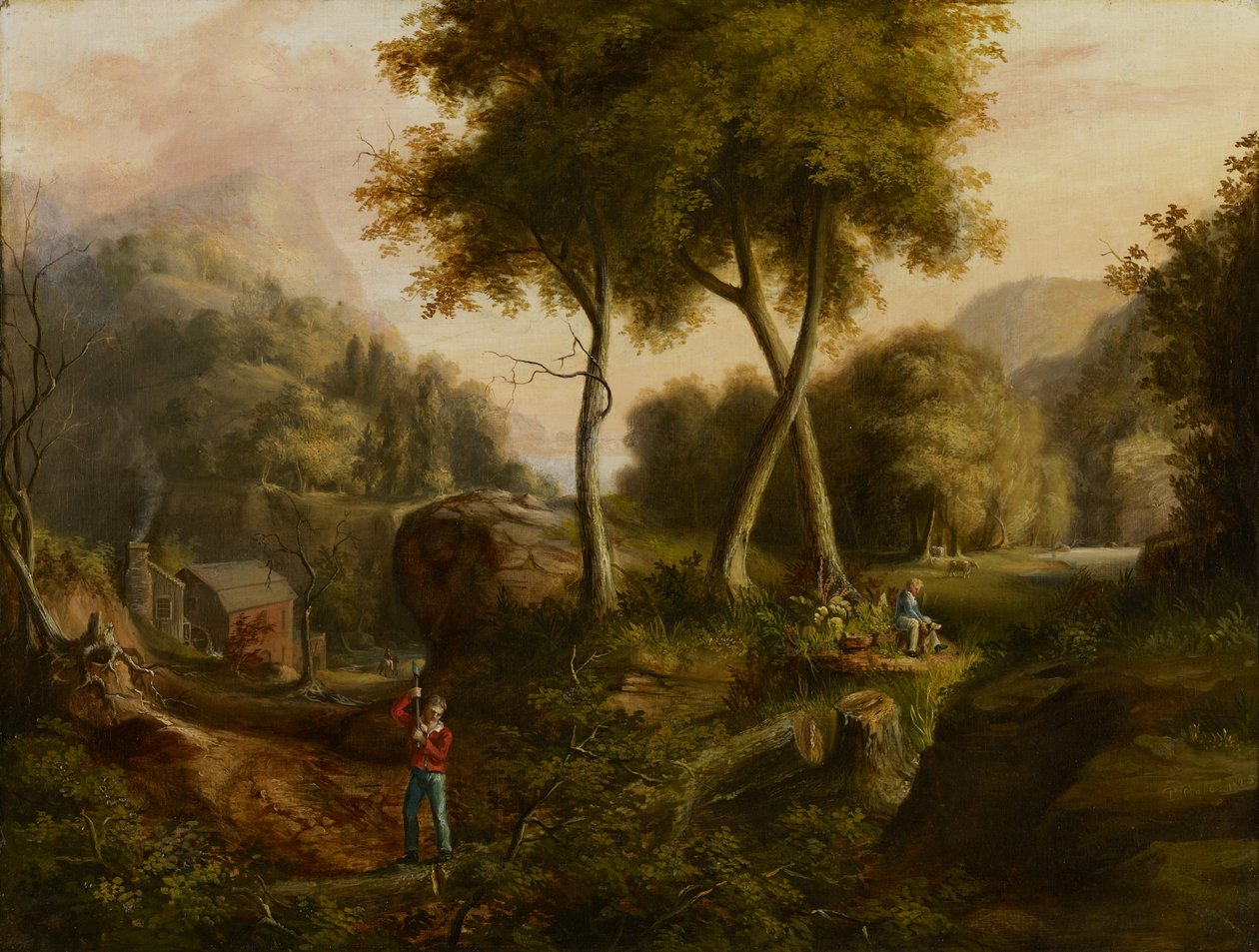 Landskab af Thomas Cole