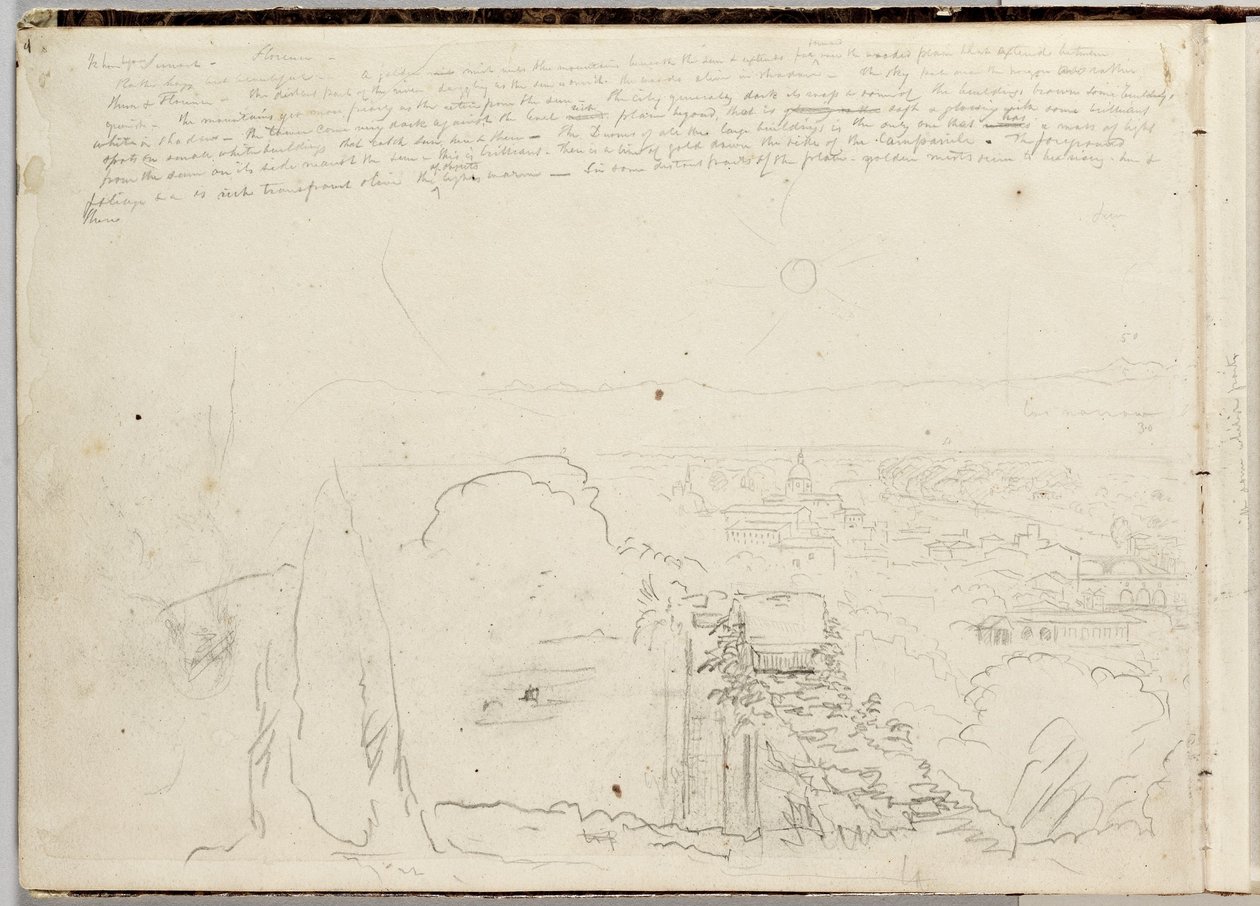 Panorama af Firenze af Thomas Cole