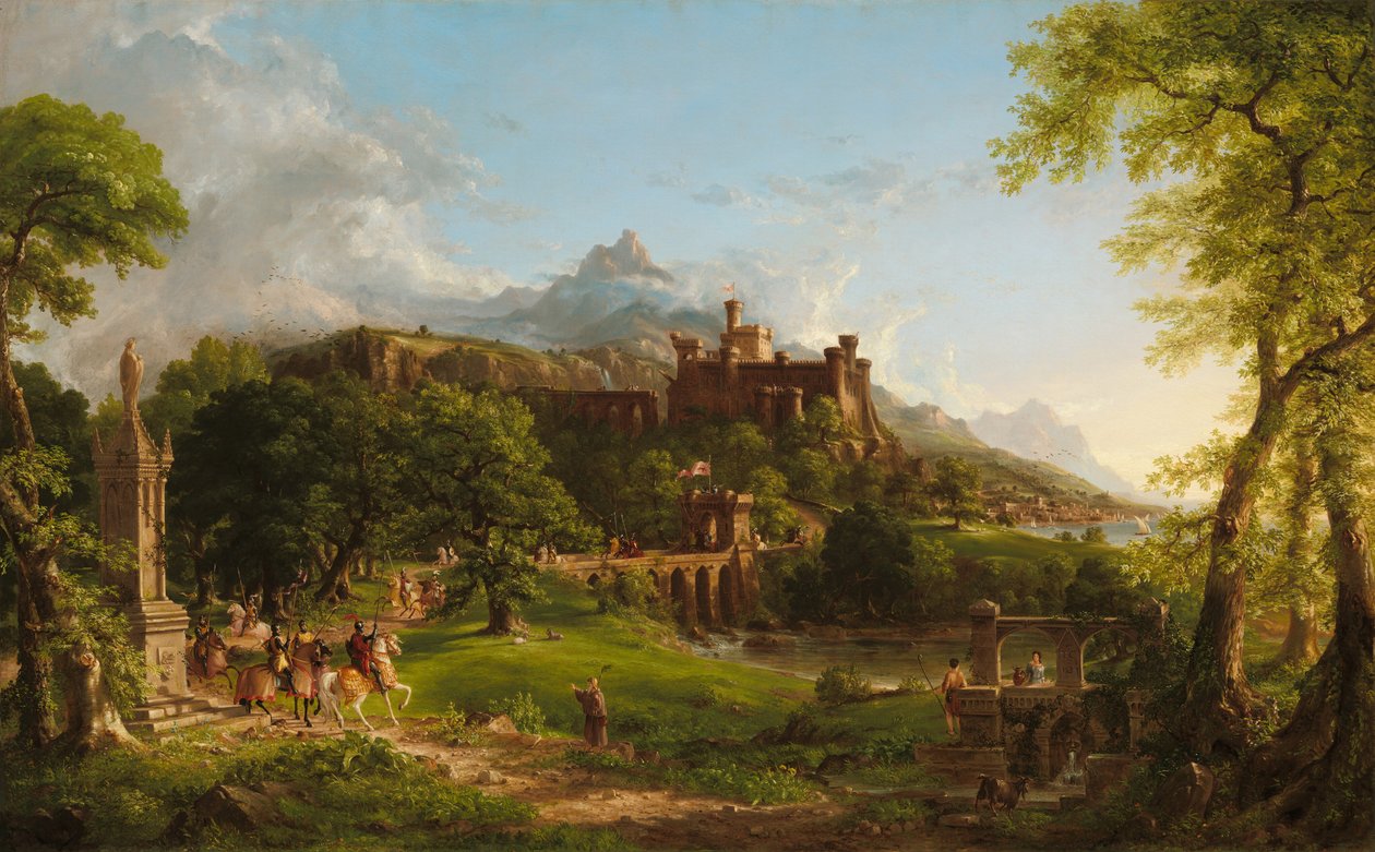 Afgangen, 1837. af Thomas Cole