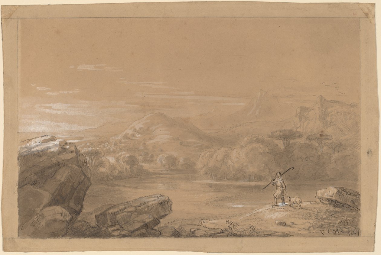 Den gode Hyrde af Thomas Cole
