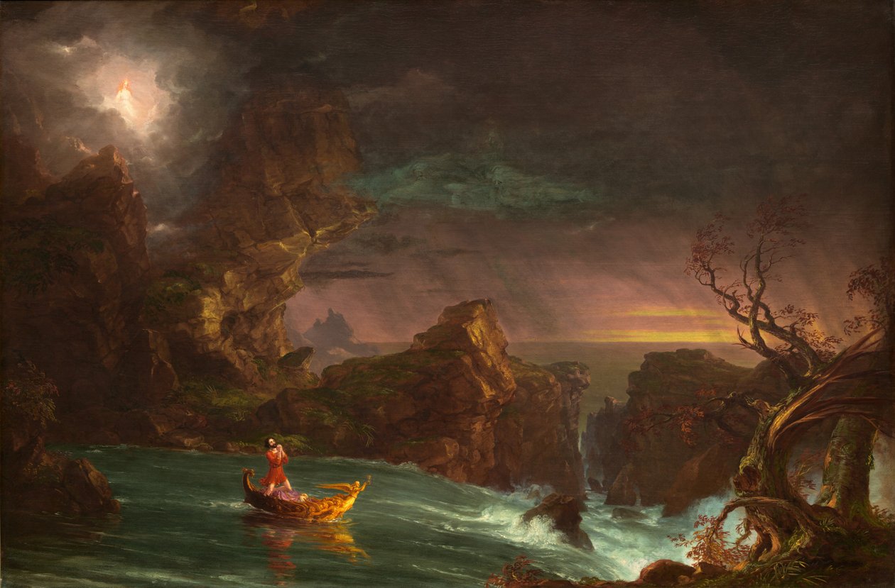 Livets rejse: manddom af Thomas Cole
