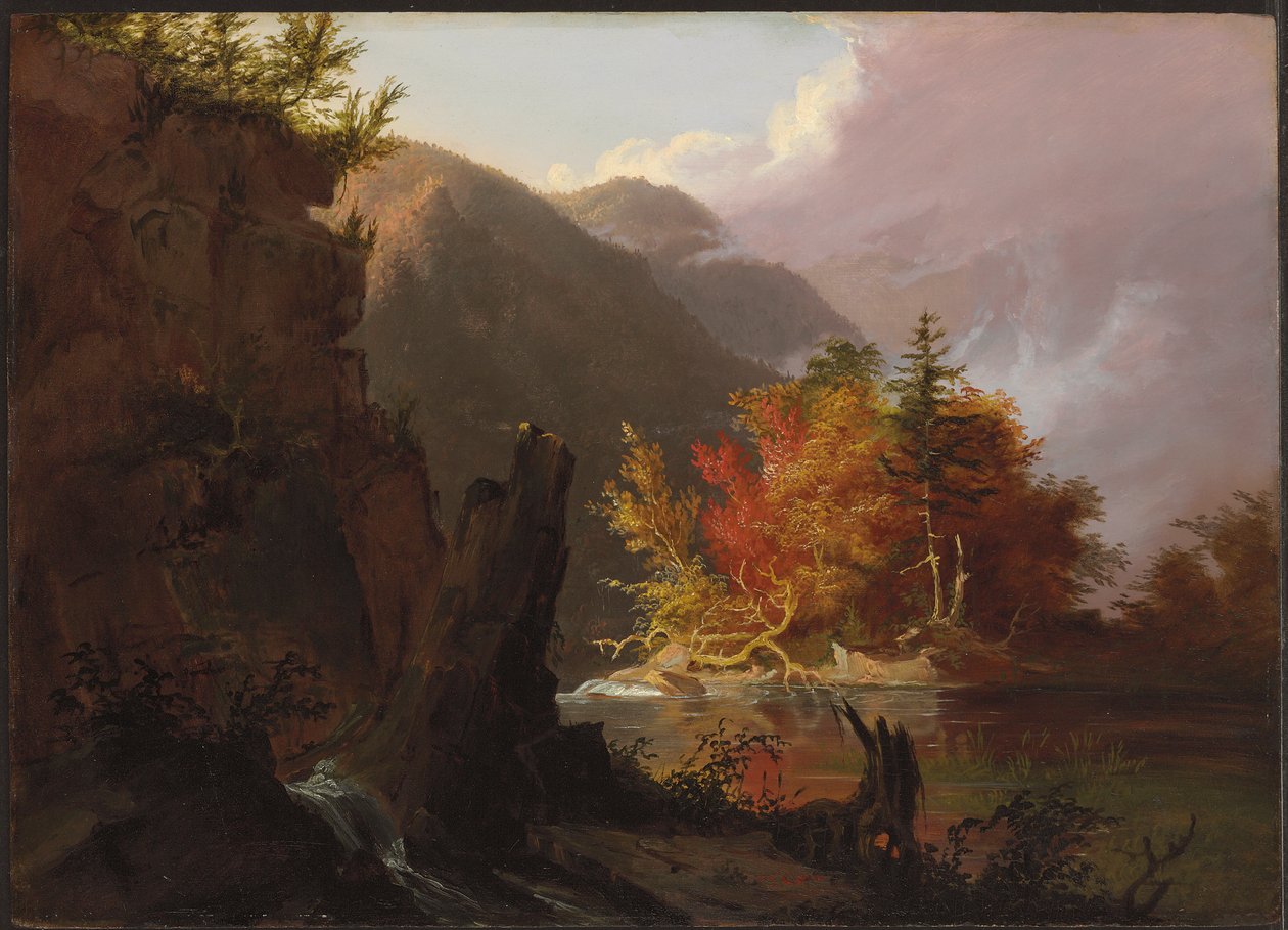 Udsigt i Kaaterskill Clove, 1826 af Thomas Cole