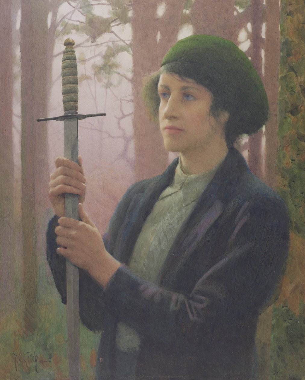 Løftet af Thomas Cooper Gotch