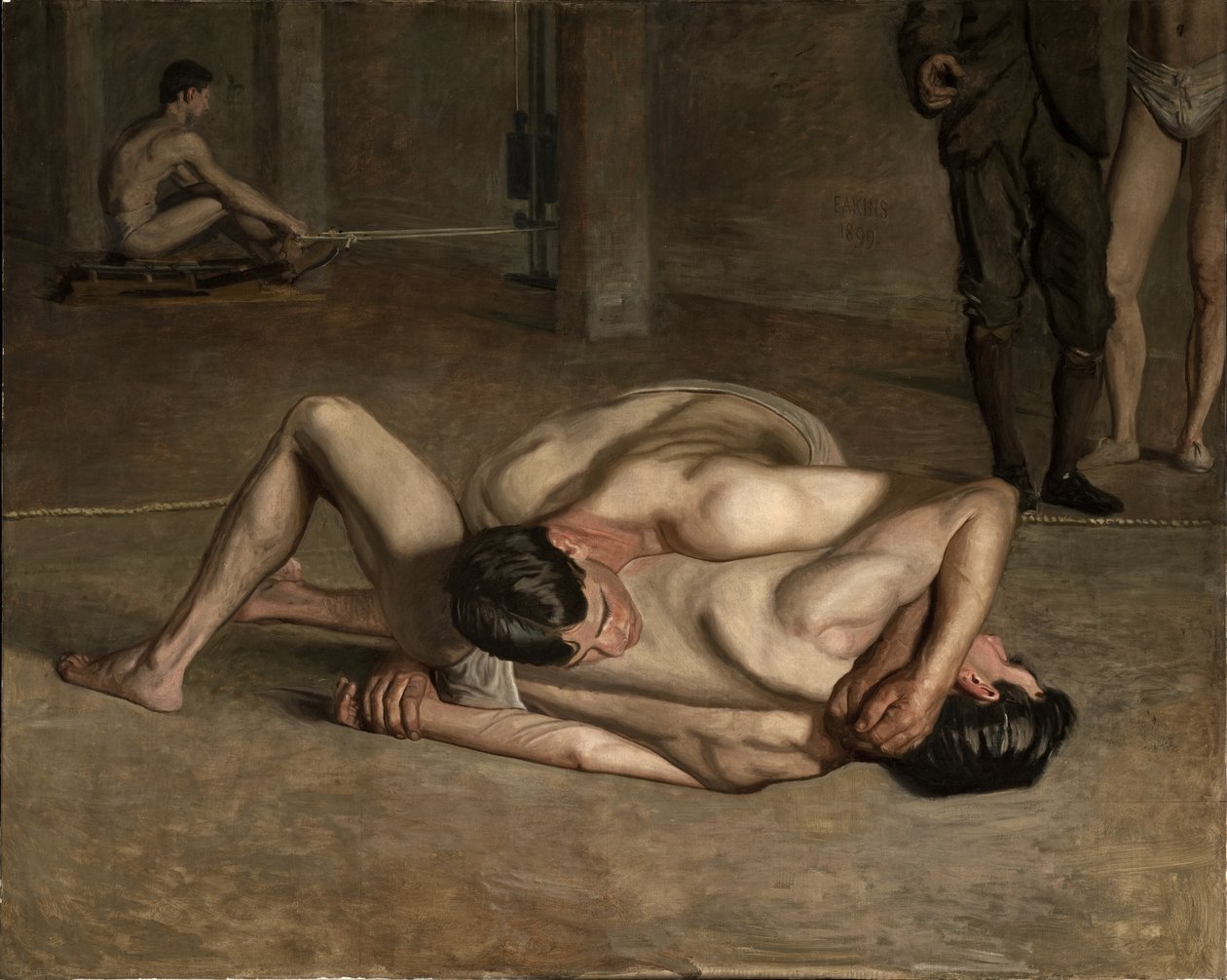 Wrestlere af Thomas Cowperthwait Eakins