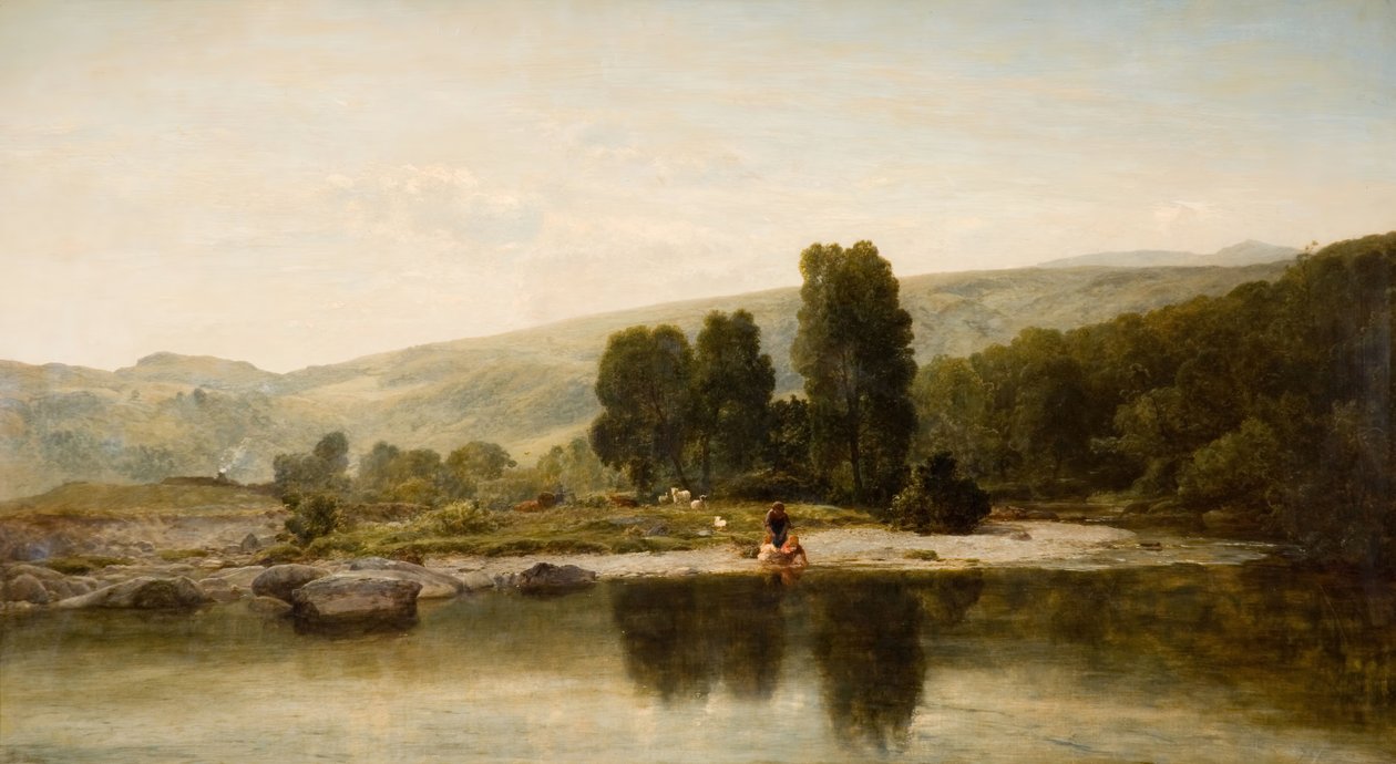 Landskab, 1885. af Thomas Danby