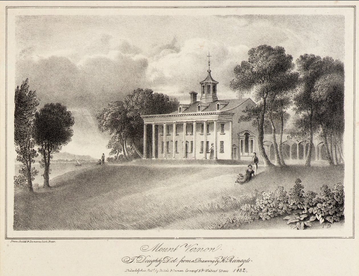 Mount Vernon af Thomas Doughty