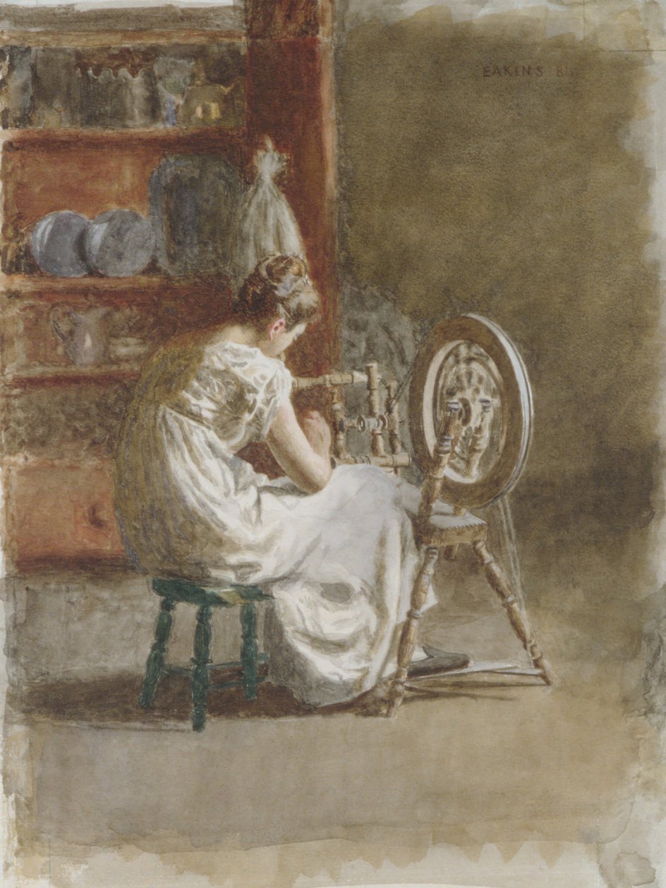 Homespun, 1881. af Thomas Eakins