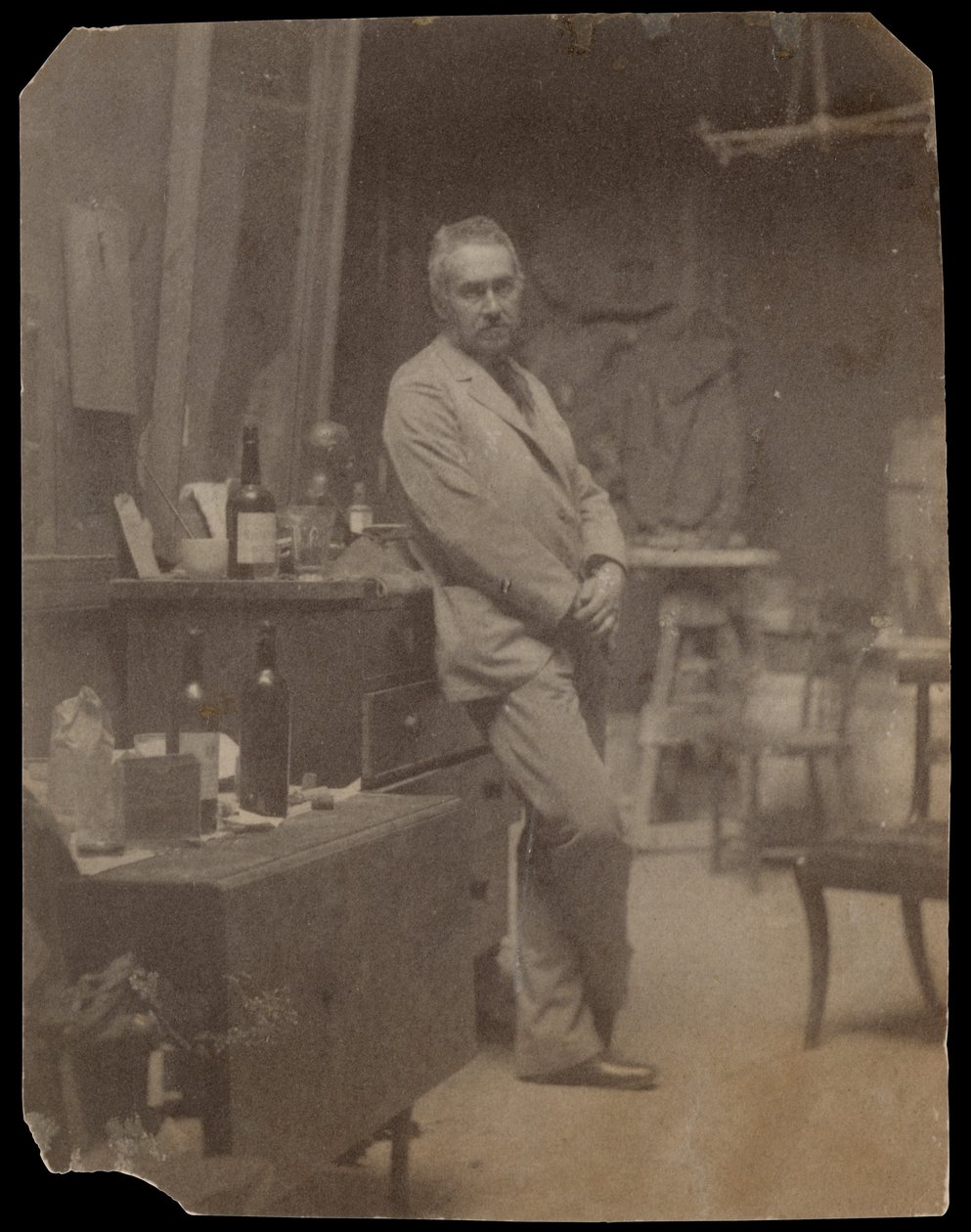Selvportræt, 1889-94., 1889-94. af Thomas Eakins