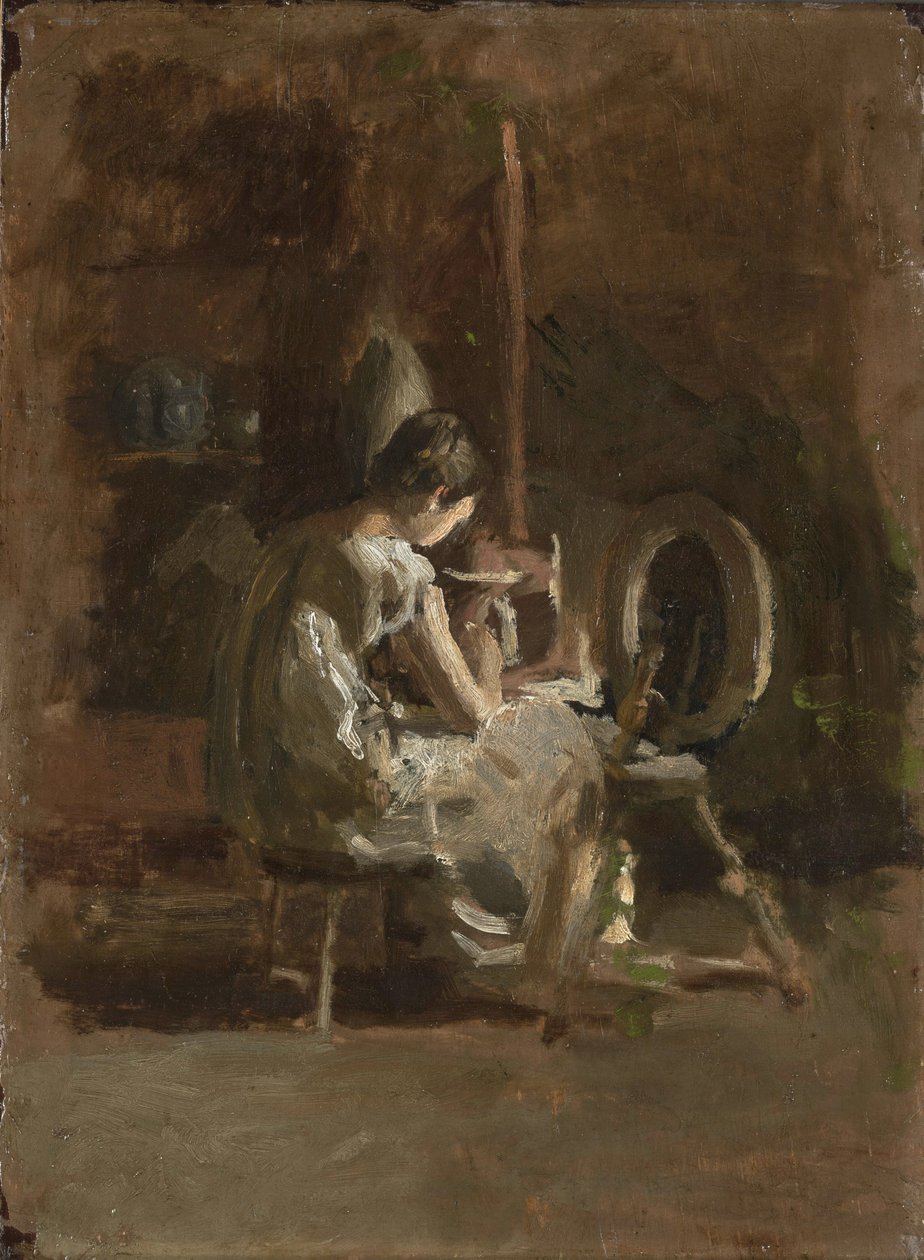 Skitser til "Home-Spun", 1881 af Thomas Eakins
