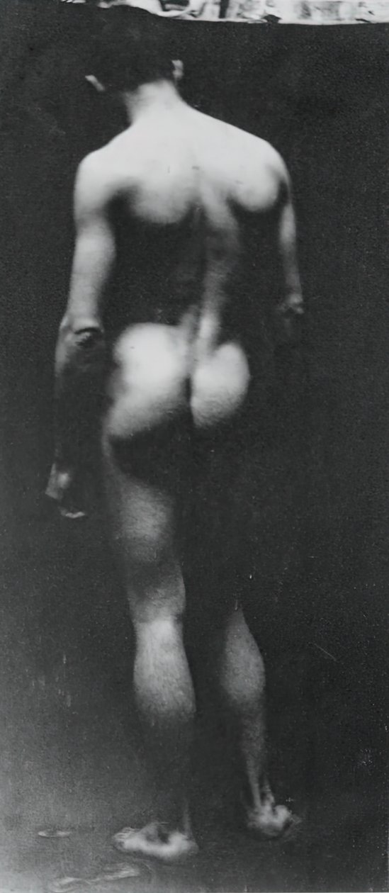 Stående nøgen Samuel Murray, ca. 1890-1892. af Thomas Eakins