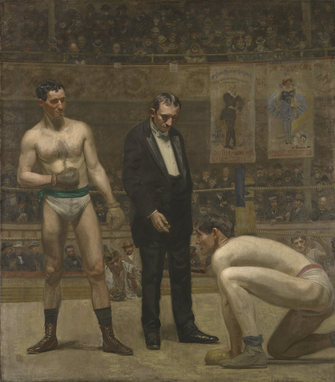 At tage greven, 1898 af Thomas Eakins