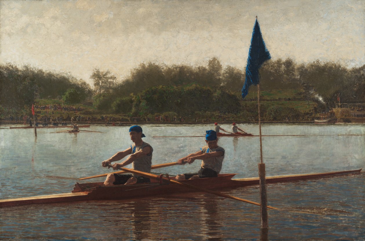 Biglin-brødrene vender pælen af Thomas Eakins