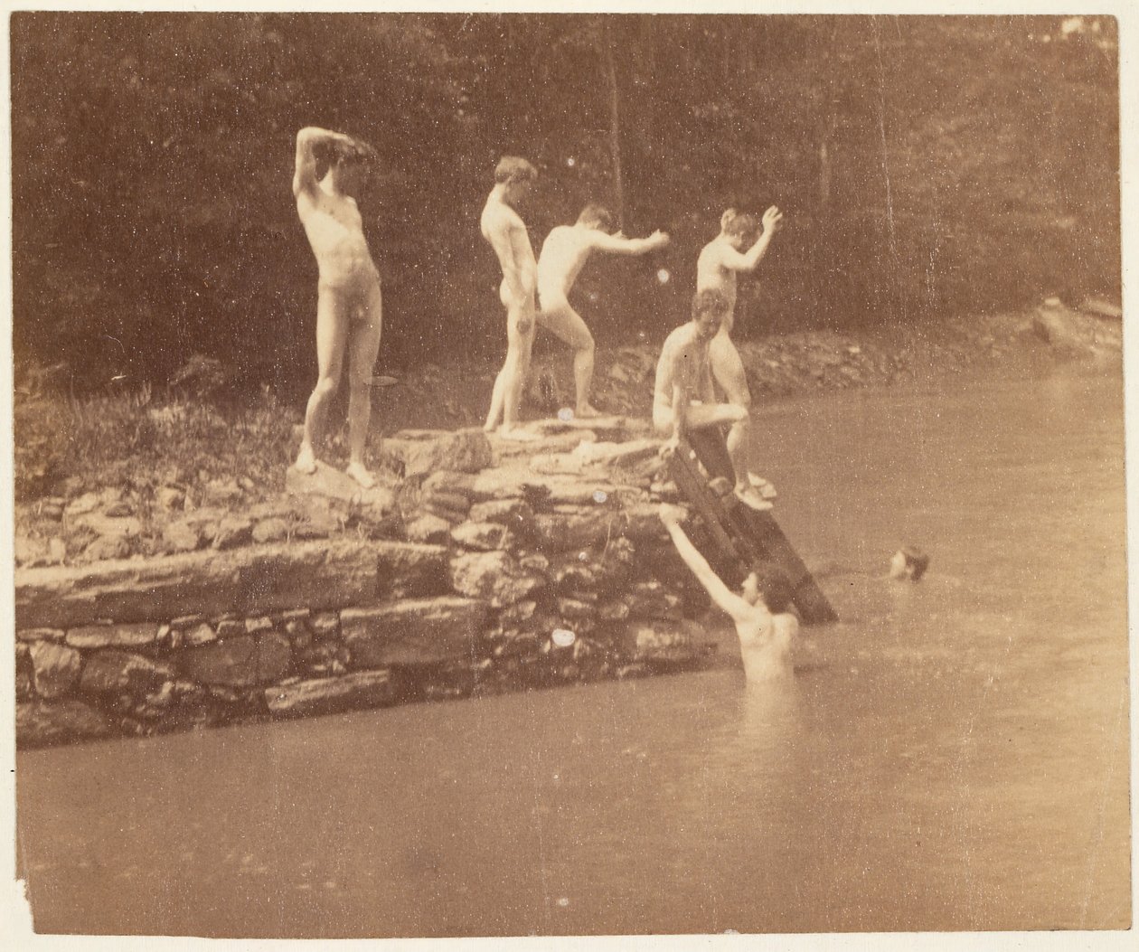 Thomas Eakins og studerende, ca. 1883. af Thomas Eakins