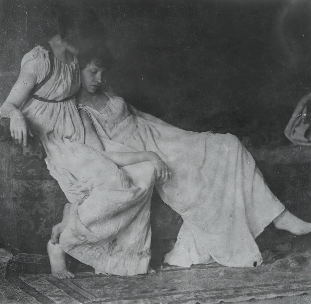 Uidentificerede modeller i græske kostumer, ca. 1883. af Thomas Eakins