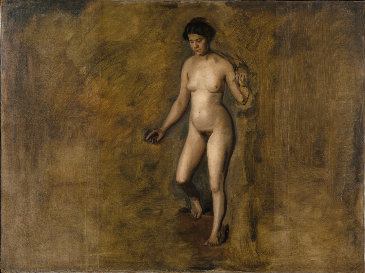William Rushs model, 1908. af Thomas Eakins