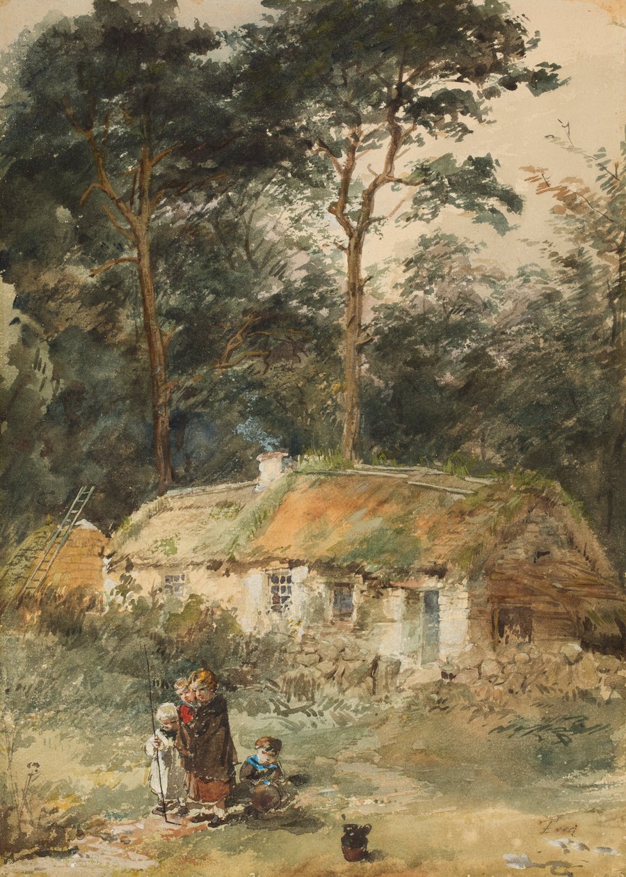 Faedernes Hjem af Thomas Faed