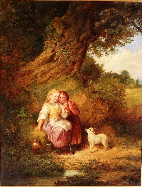 Kæledyrslammet af Thomas Faed