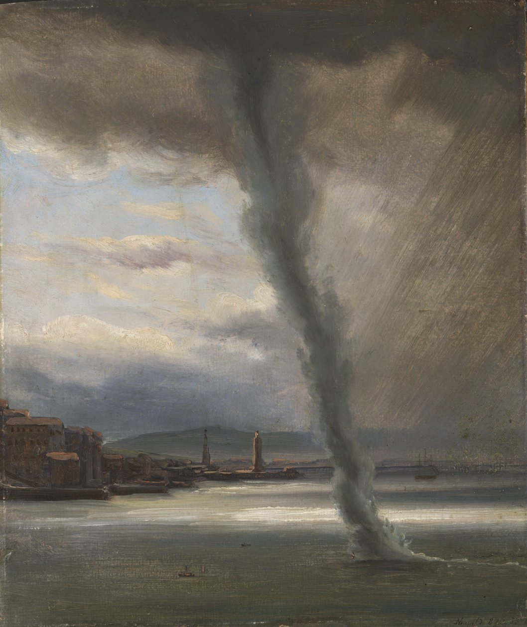 En vandtud ved Napoli-bugten af Thomas Fearnley