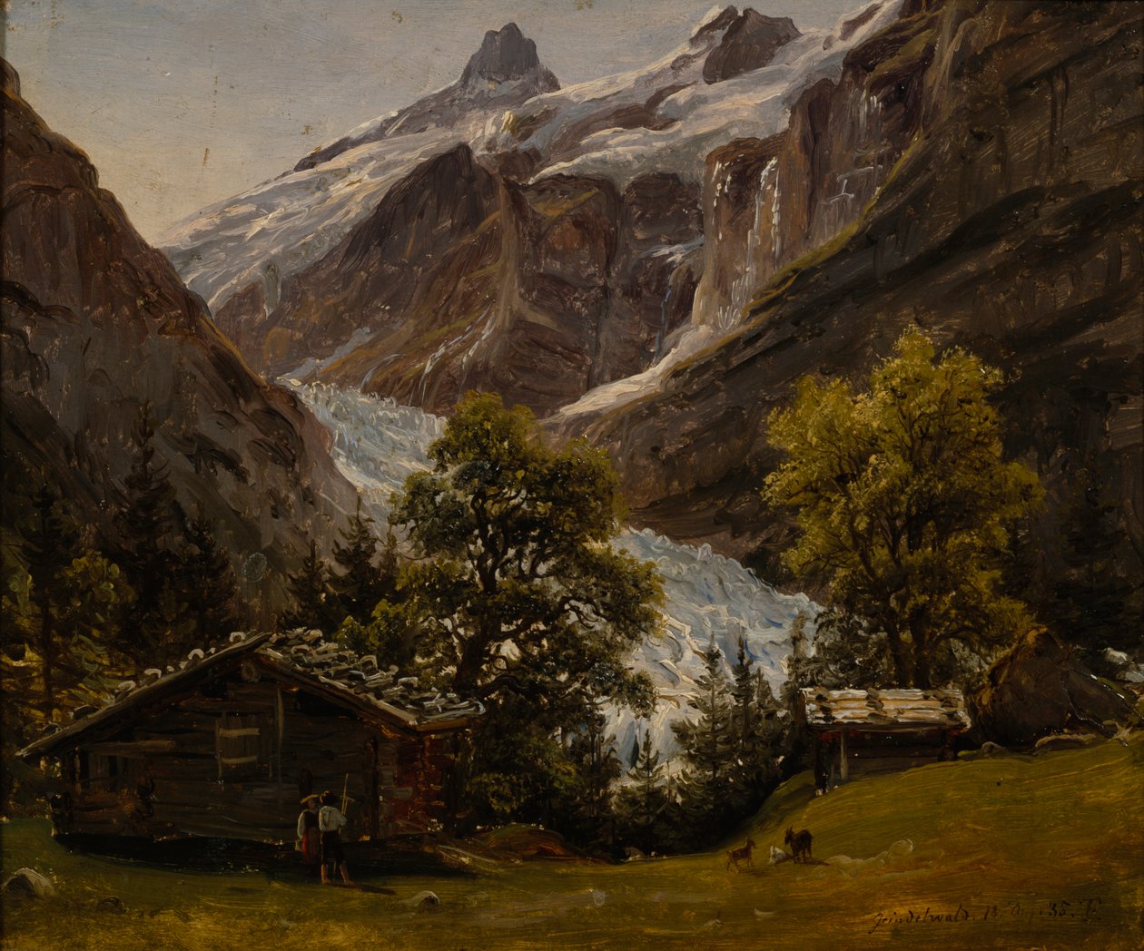 Grindelwald, Schweiz af Thomas Fearnley