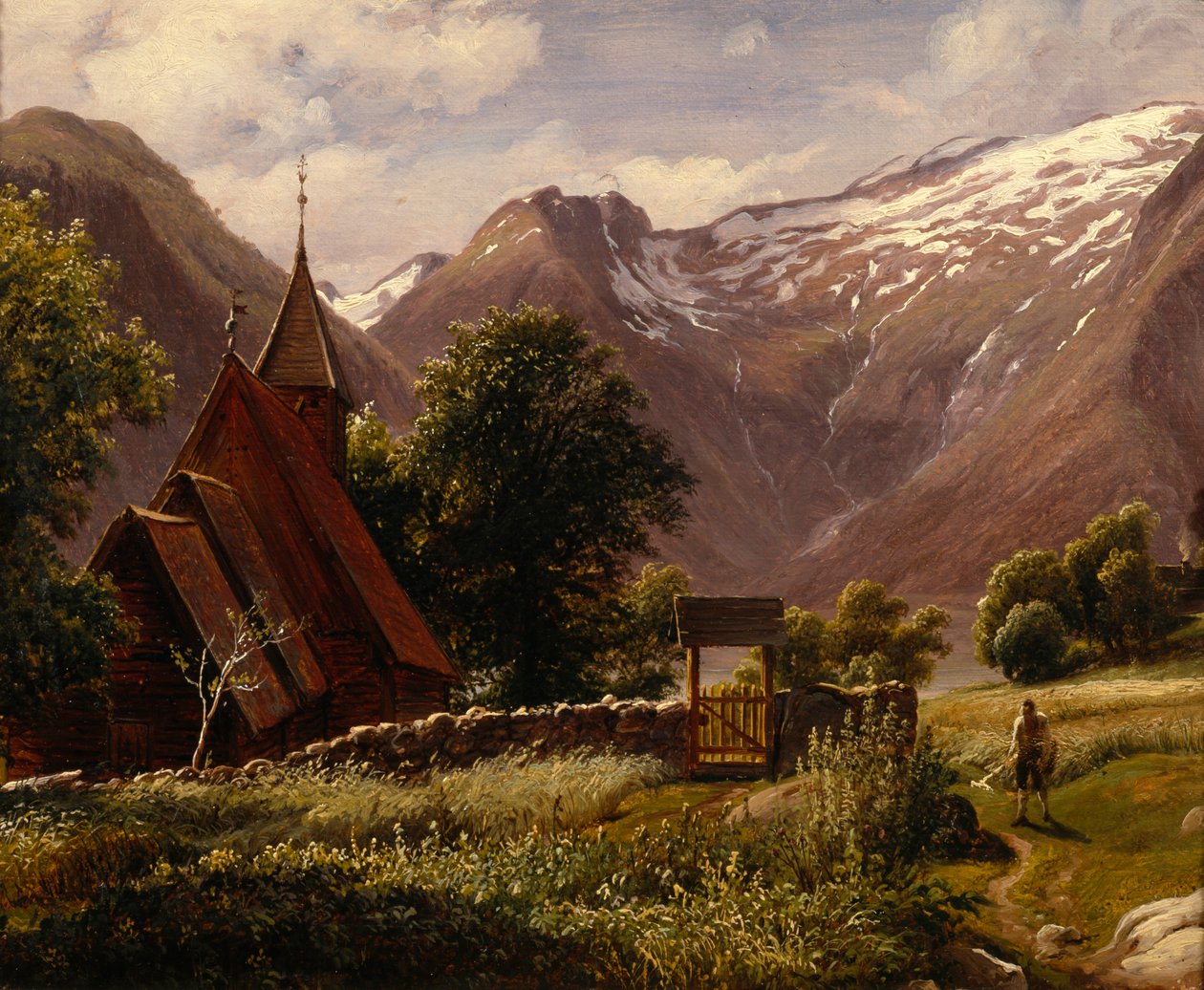Tjugum Kirke, Balestrand af Thomas Fearnley