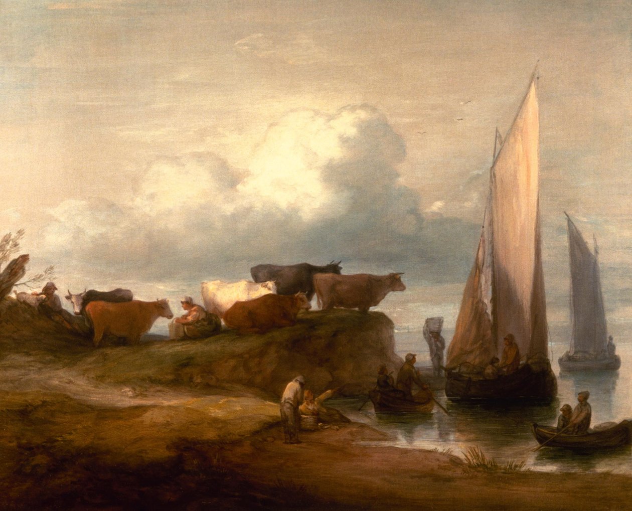 Et kystlandskab af Thomas Gainsborough