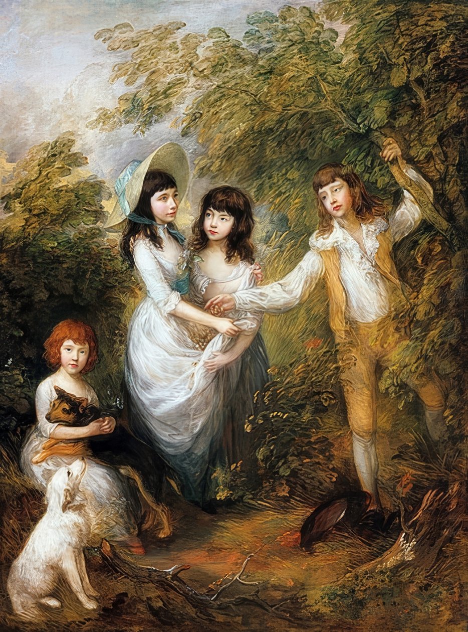Marsham-børnene. 1787 af Thomas Gainsborough