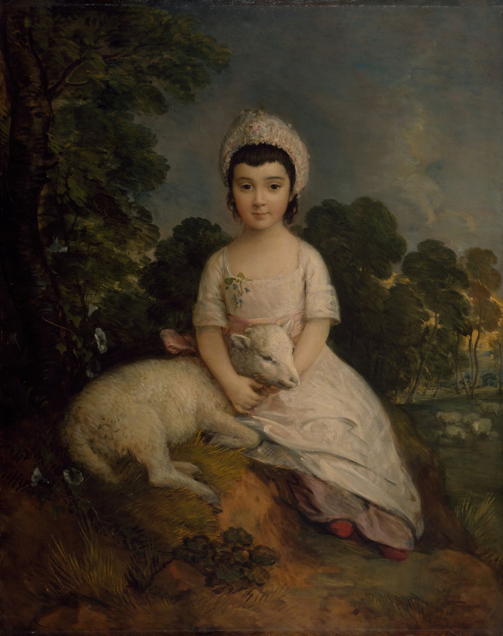 Portræt af Isabelle Bell Franks. af Thomas Gainsborough