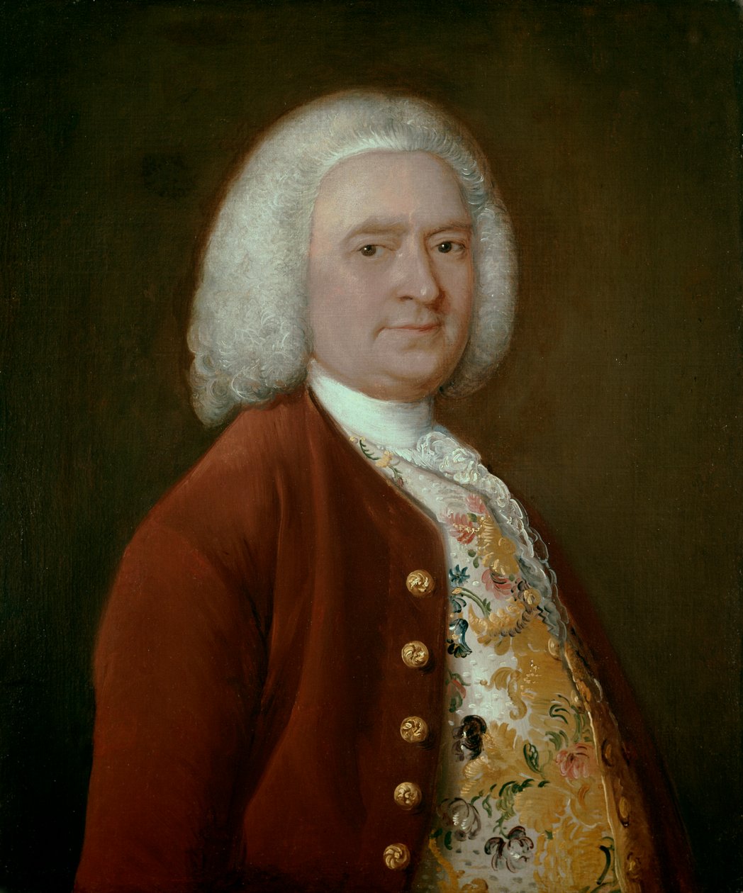 Sir Richard Lloyd, 1696-1761, c1750. af Thomas Gainsborough