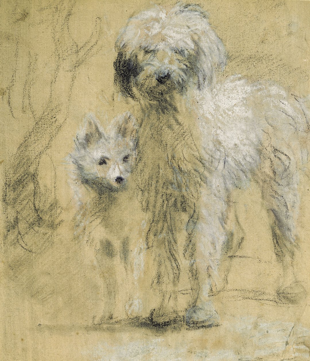 Tristram og Fox af Thomas Gainsborough