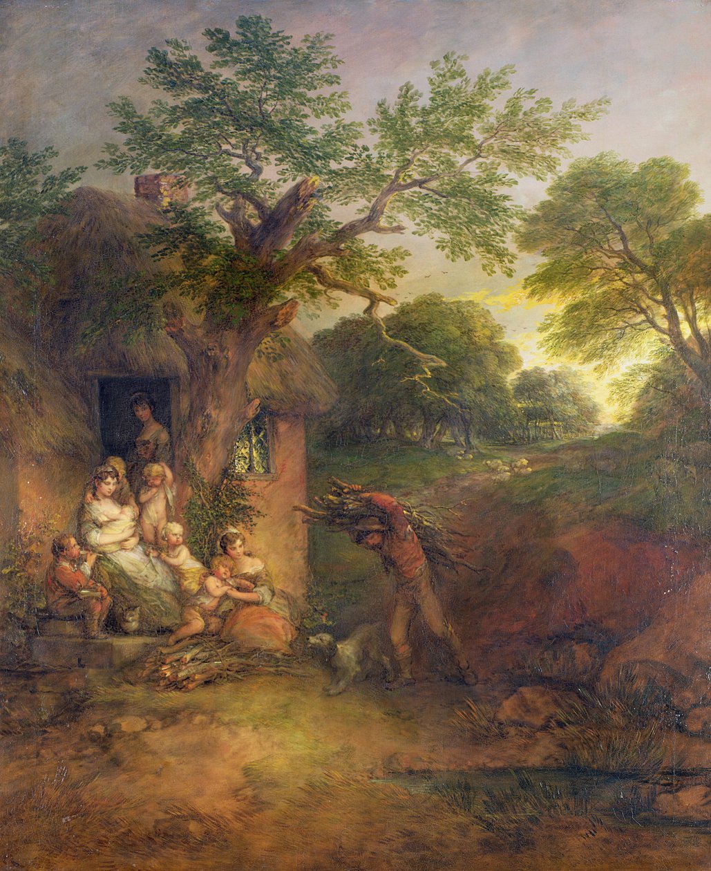 Træhuggerhjem, c.1780 af Thomas Gainsborough
