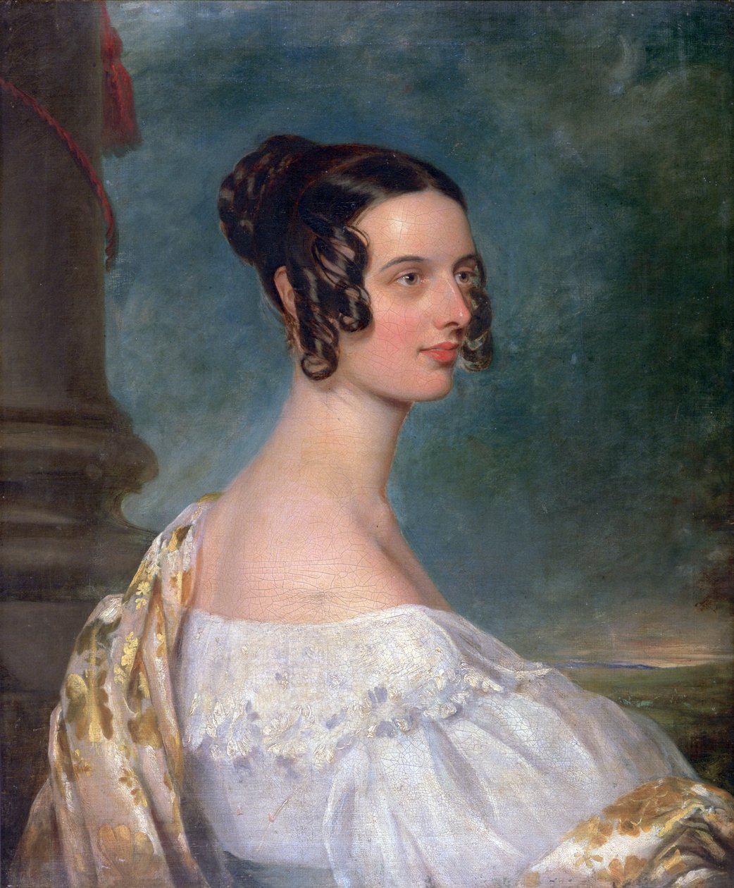 Catherine Gandy, født Hyde, ca. 1837-38 af Thomas Gandy