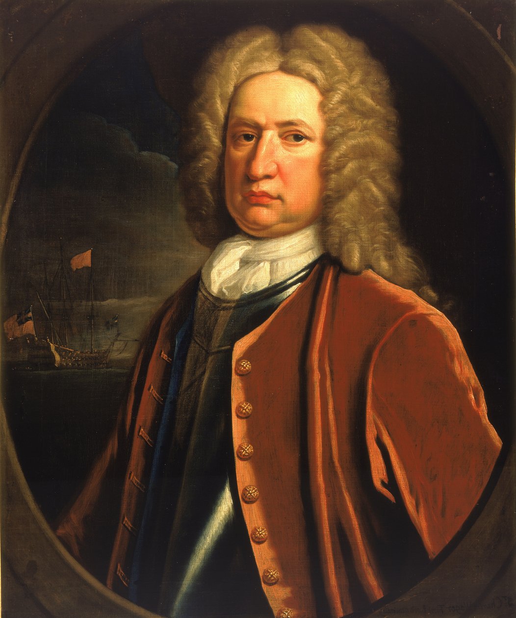 Admiral Sir Charles Wager (1666-1743) af Thomas Gibson