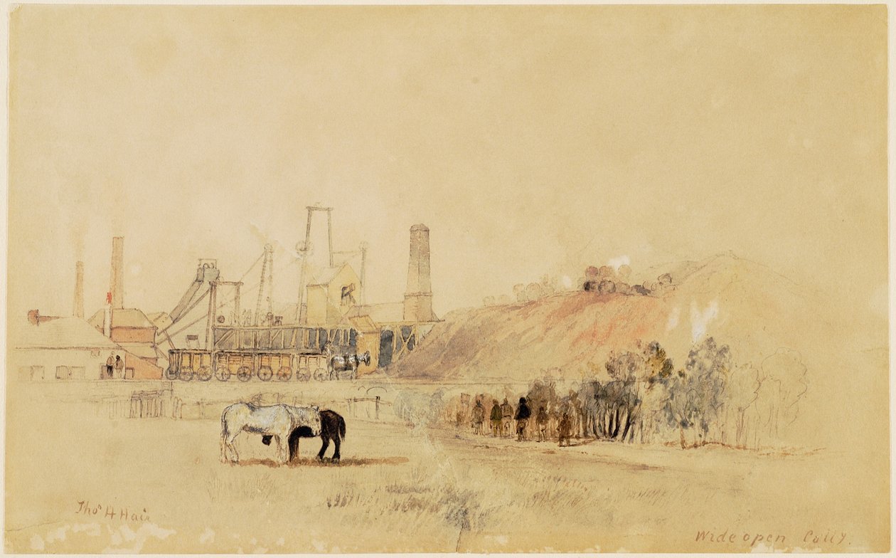 Wideopen Colliery af Thomas H. Hair
