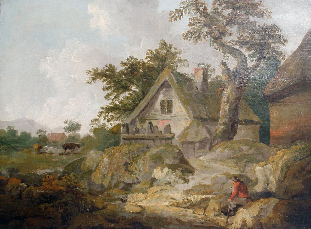 En landlig scene af Thomas Hand