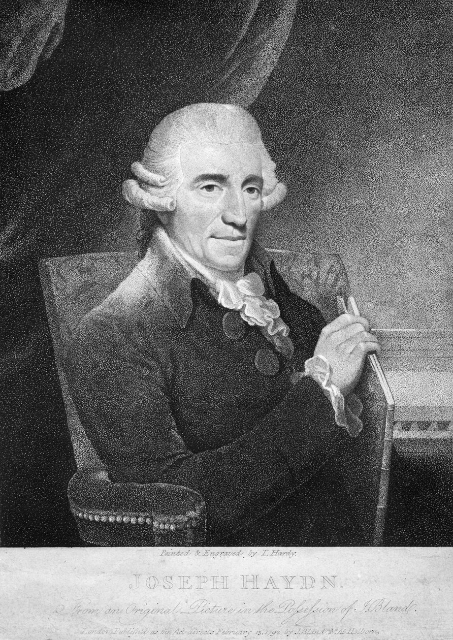 Joseph Haydn (kobberstik) af Thomas Hardy