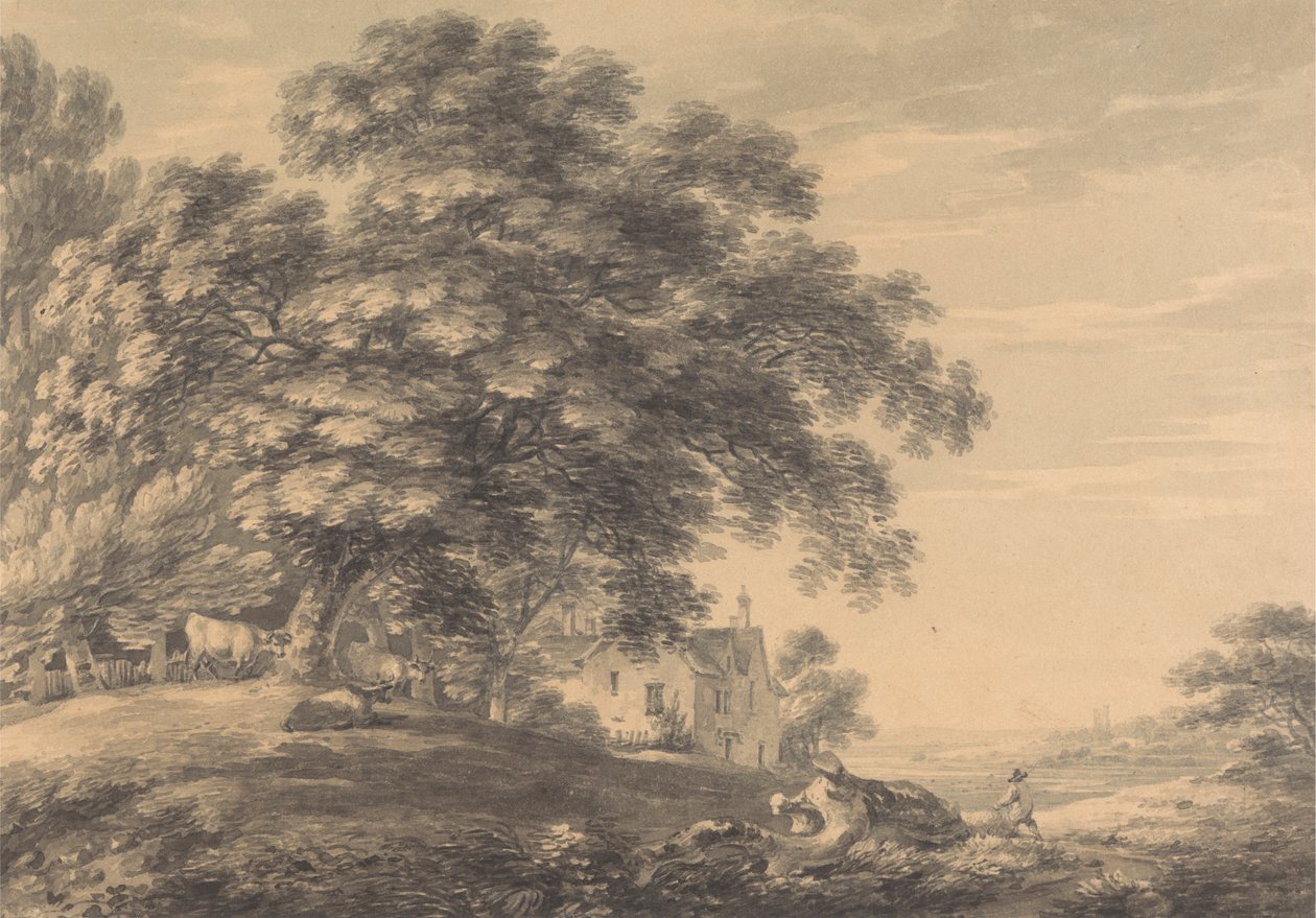 Landskab af Thomas Hearne
