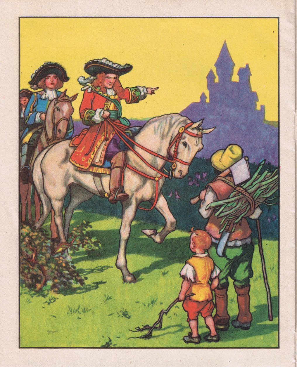En smuk ung prins kom (litografi) af Thomas Heath Robinson