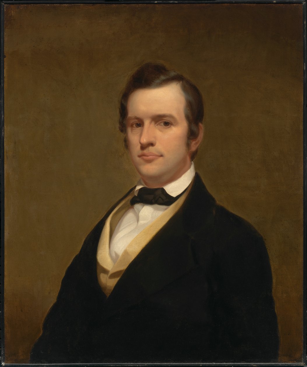 Uidentificeret mand, ca. 1856. af Thomas Hicks