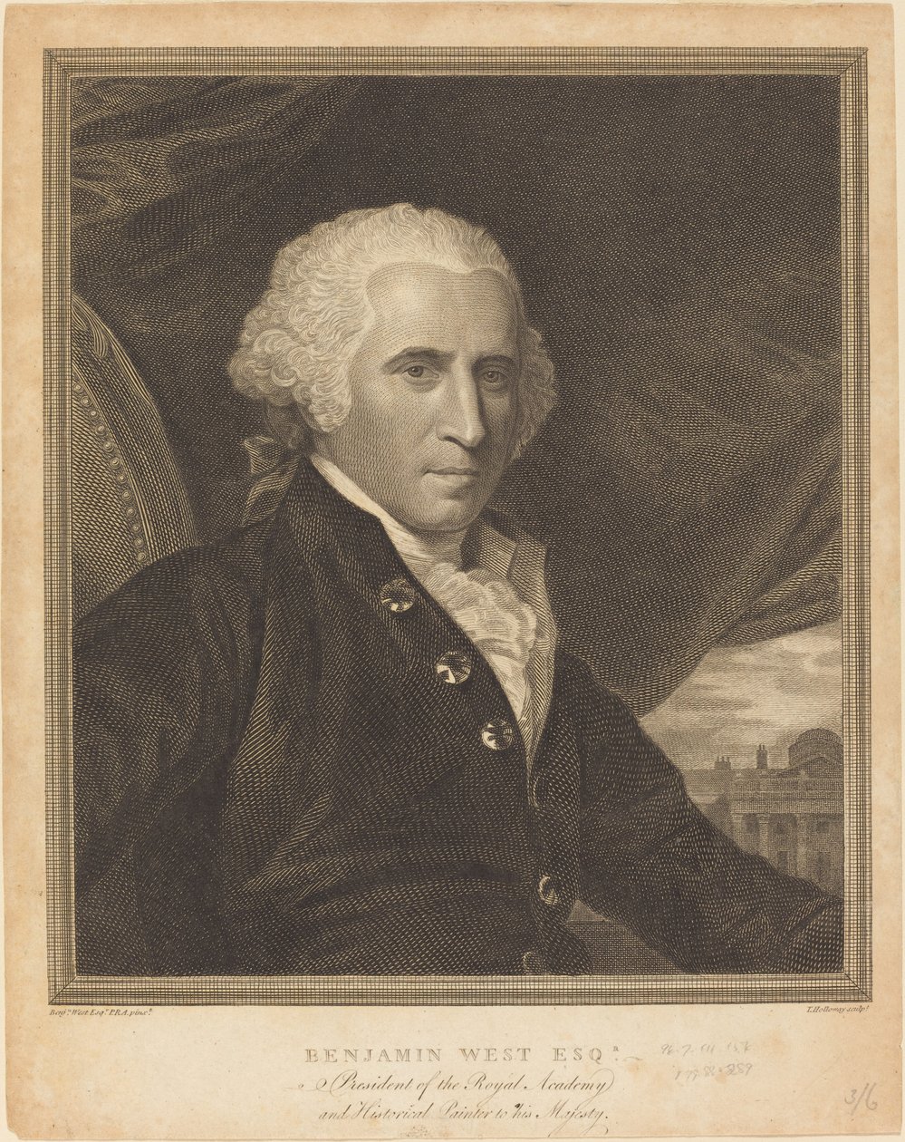 Benjamin West af Thomas Holloway