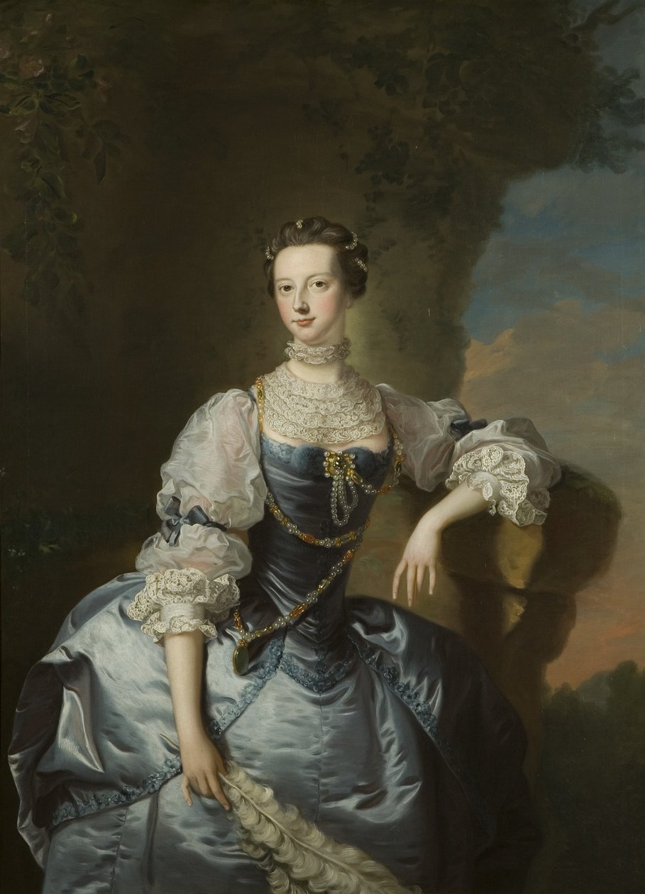 Portræt af fru Emma Harvey af Thomas Hudson